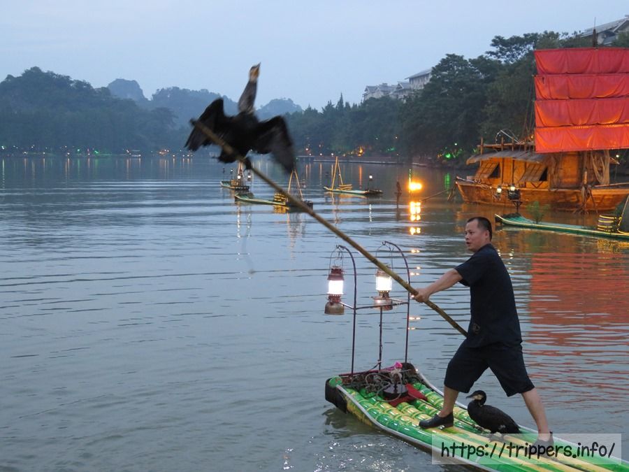 桂林四湖ナイトクルーズ