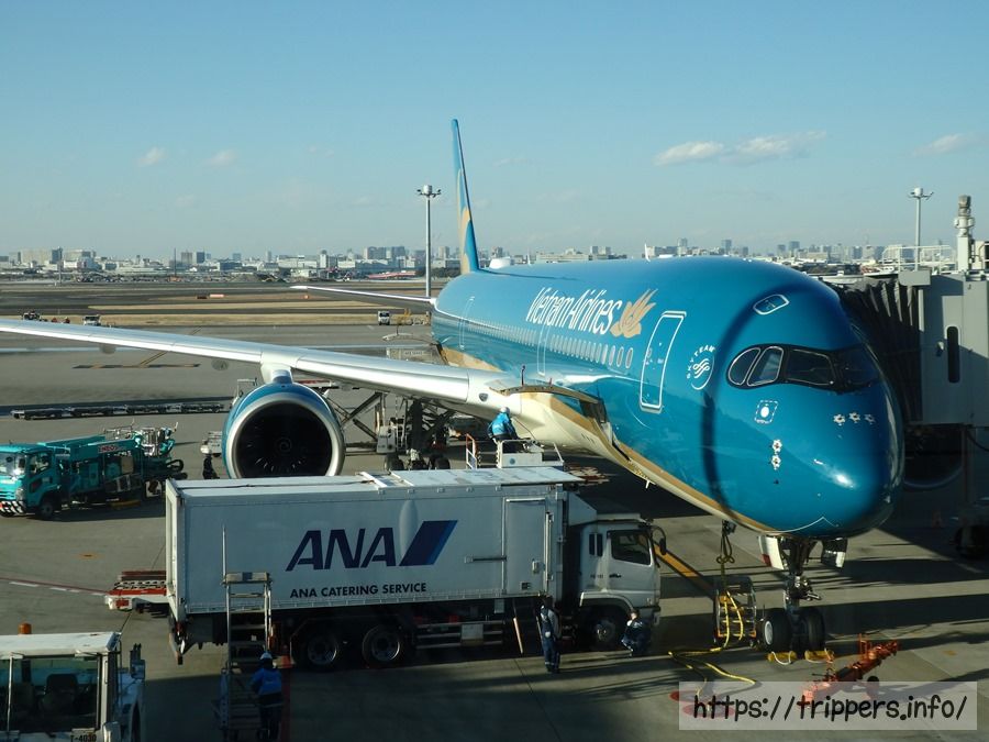 ベトナム航空の国際線の飛行機