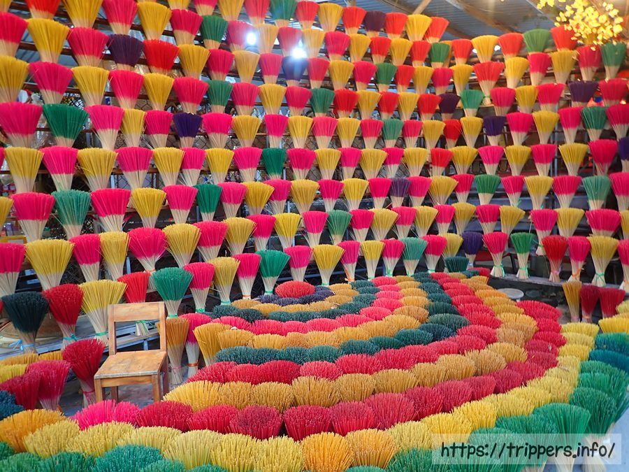 線香村と呼ばれるトゥイスアン村