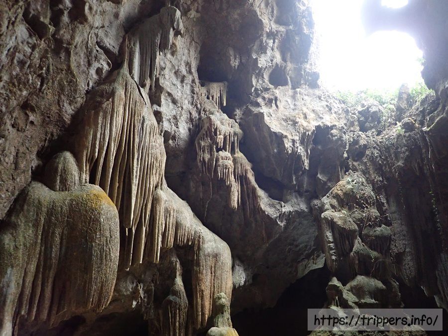 銀河洞窟の鍾乳洞