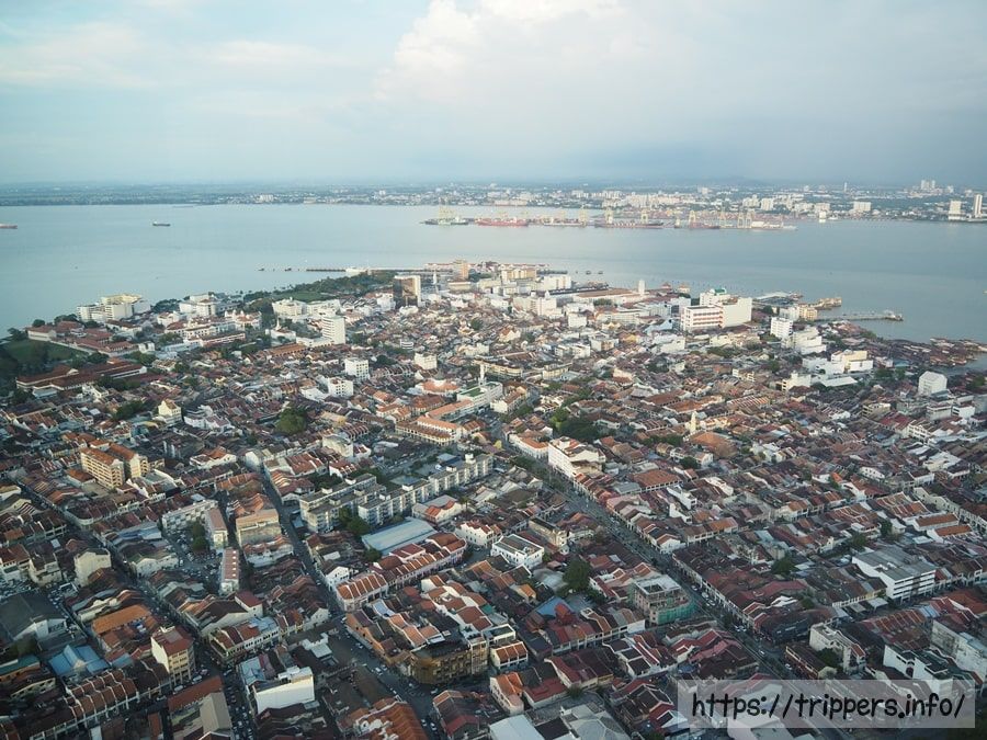 ペナン島の街並み