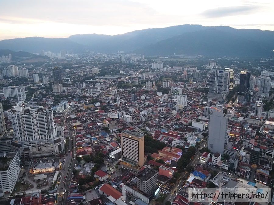ペナン島の街並み