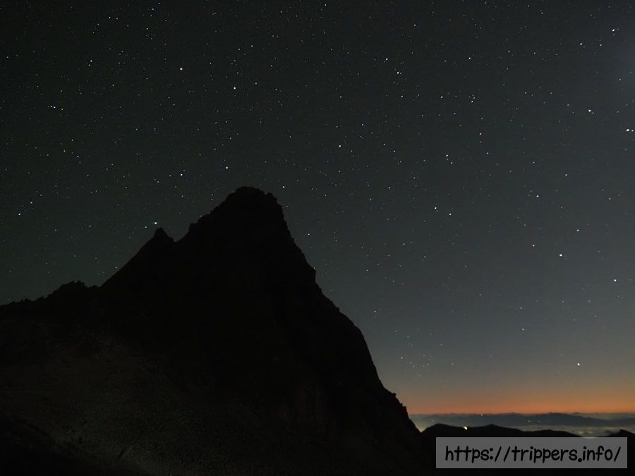 星空 槍ヶ岳
