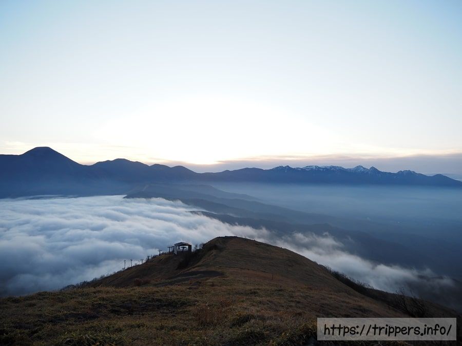 雲海広がる八ヶ岳