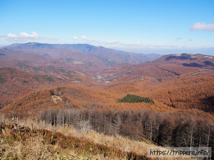 紅葉の車山高原