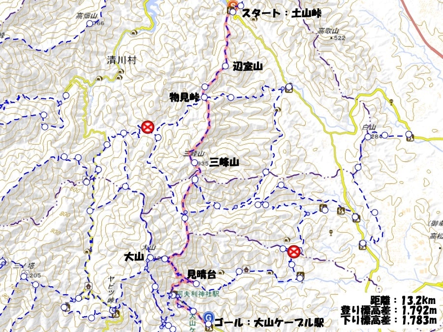 登山地図