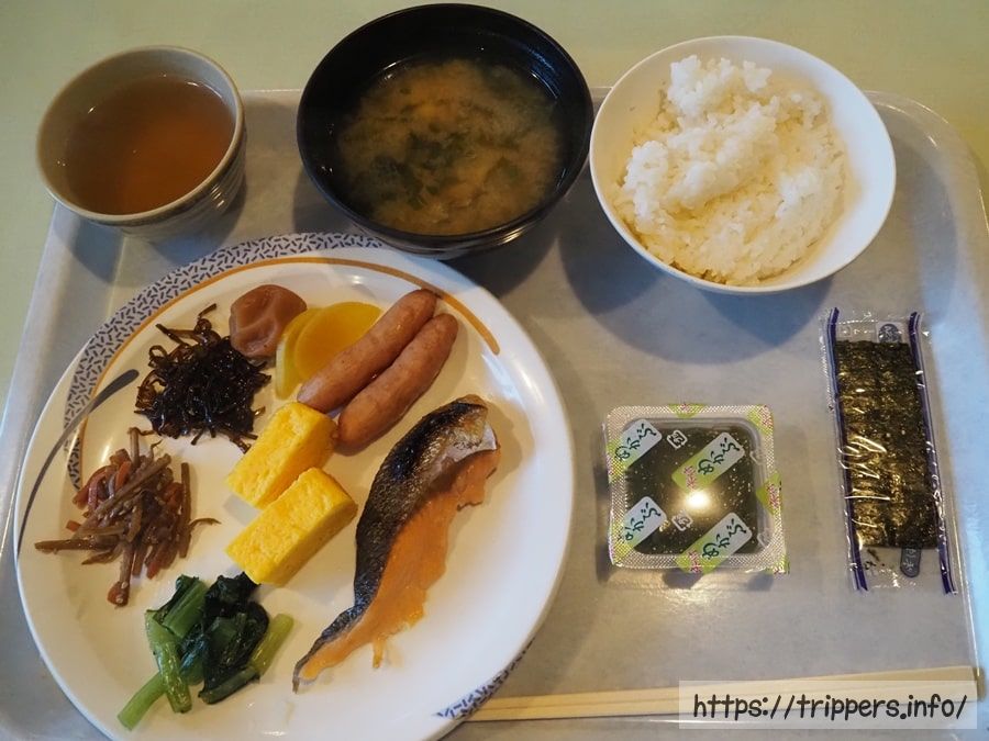 白馬山荘の食事(朝食)