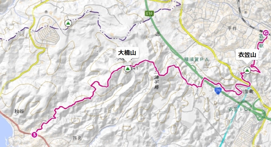 登山地図