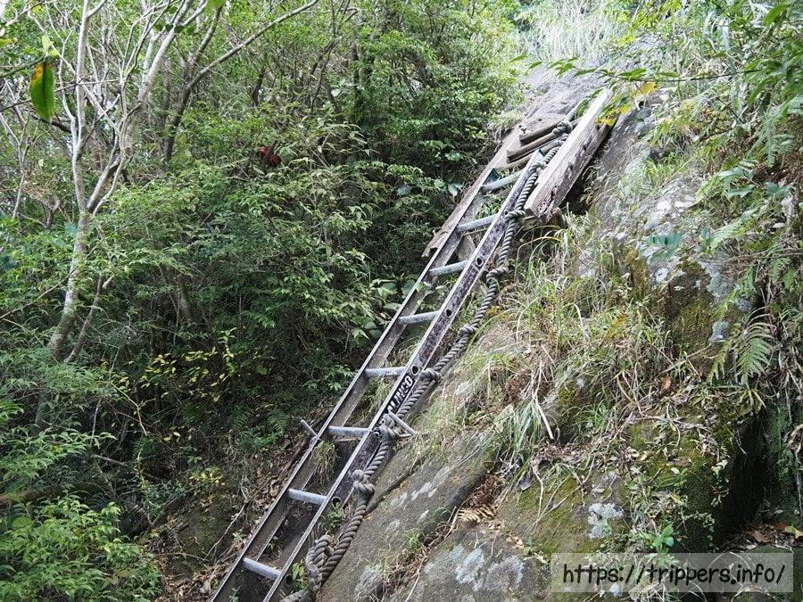 開聞岳の登山道