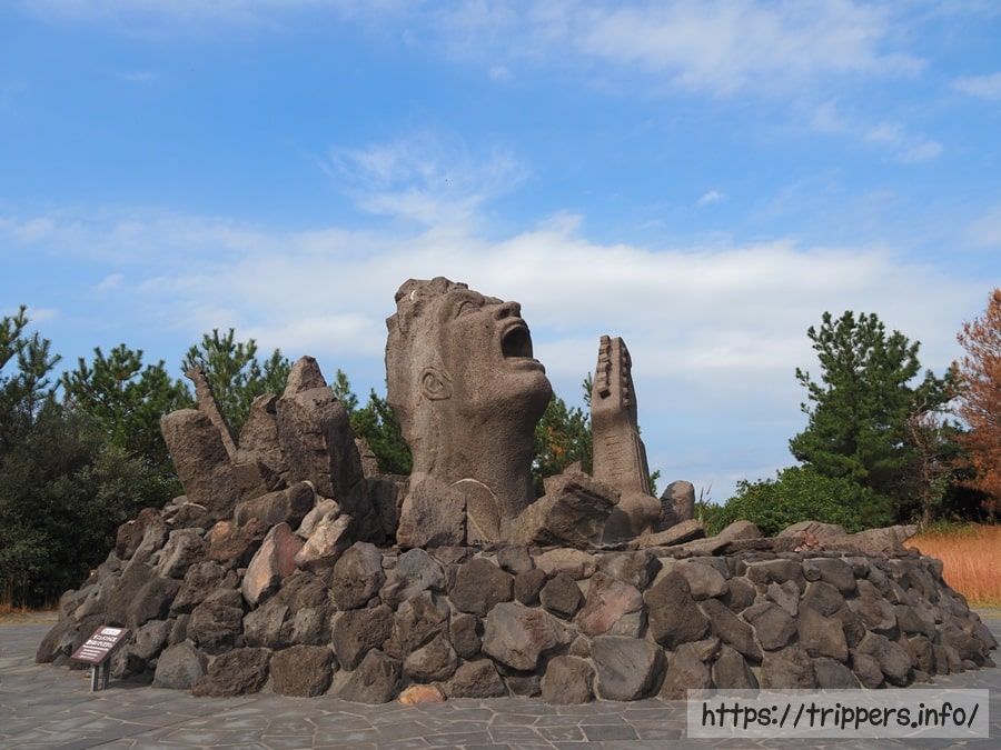 桜島にある叫びの肖像