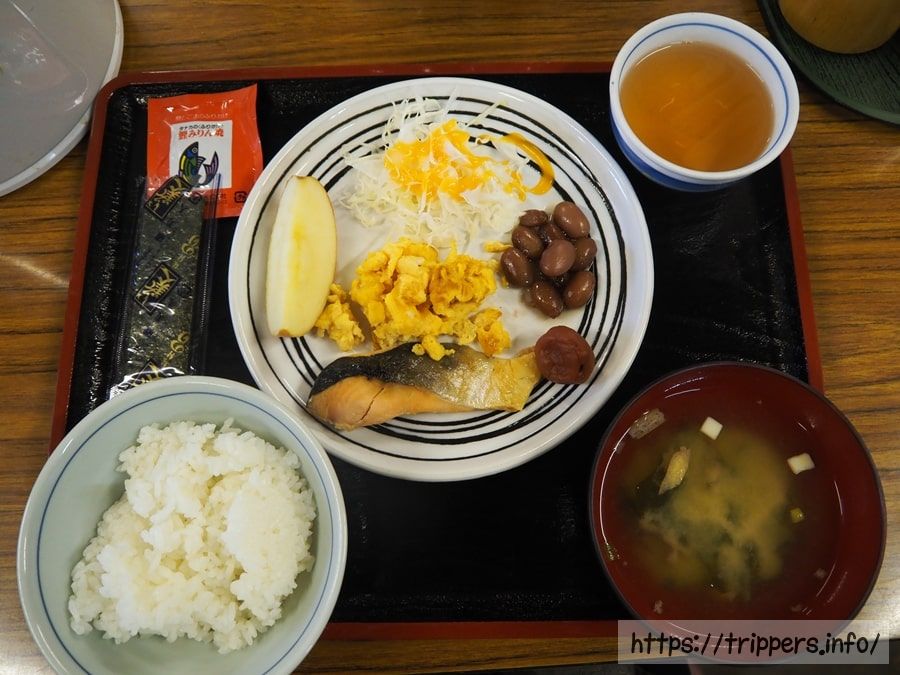 剱御前小舎の朝食