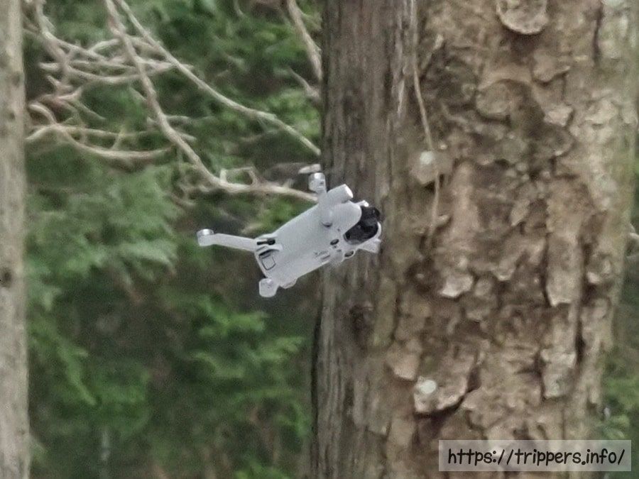 丹沢で危険だったドローン